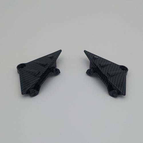 Beschermkappen bij motor carbonlook voor Sur ron Ultra Bee (set)
